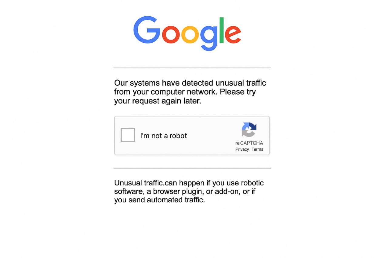 Google 搜索频繁跳出验证码