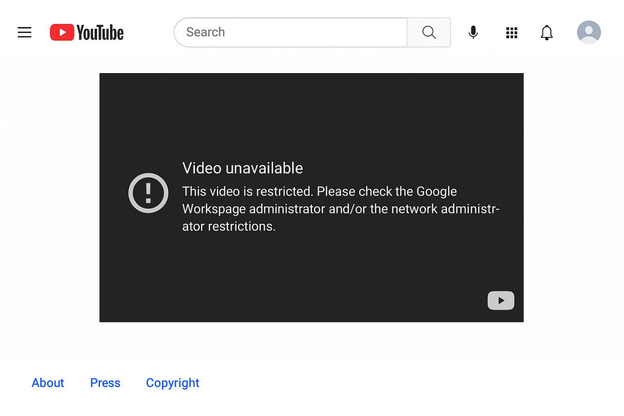 YouTube登录后显示“访问受限”？